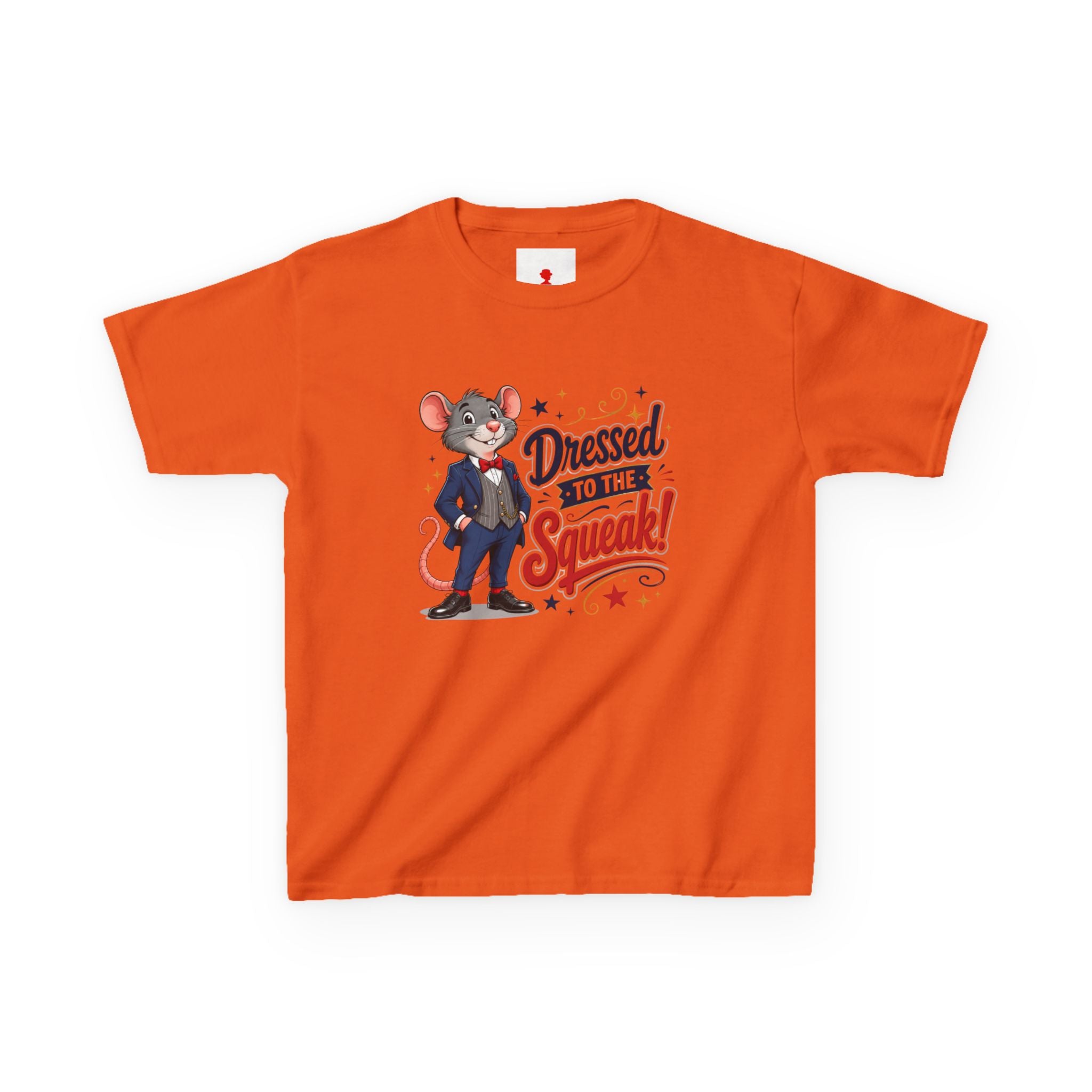 Kids Tee — "Dressed to the Squeak" Cartoon Mouse Graphic