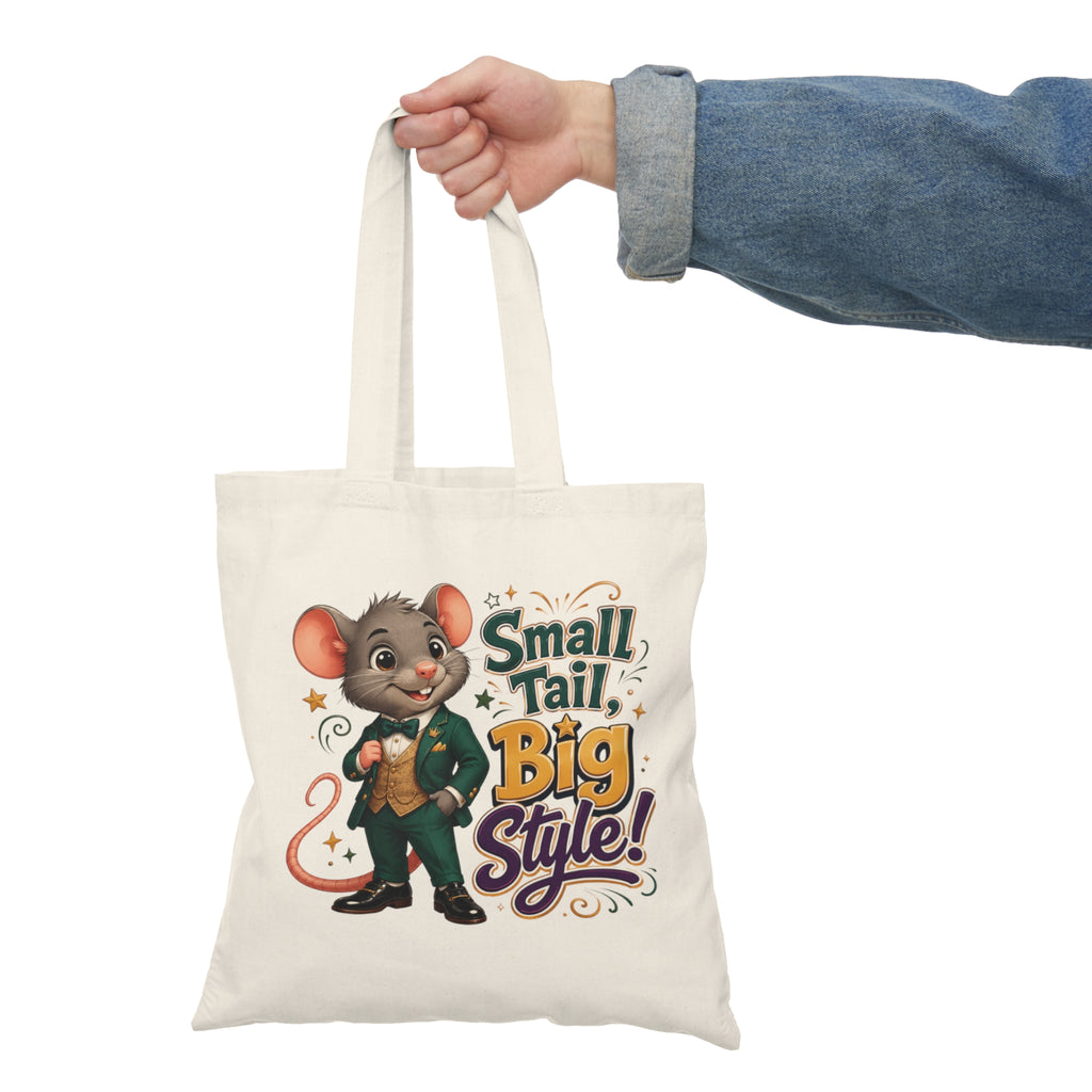 Small Tail, Big Style! Cute Mouse Tote Bag