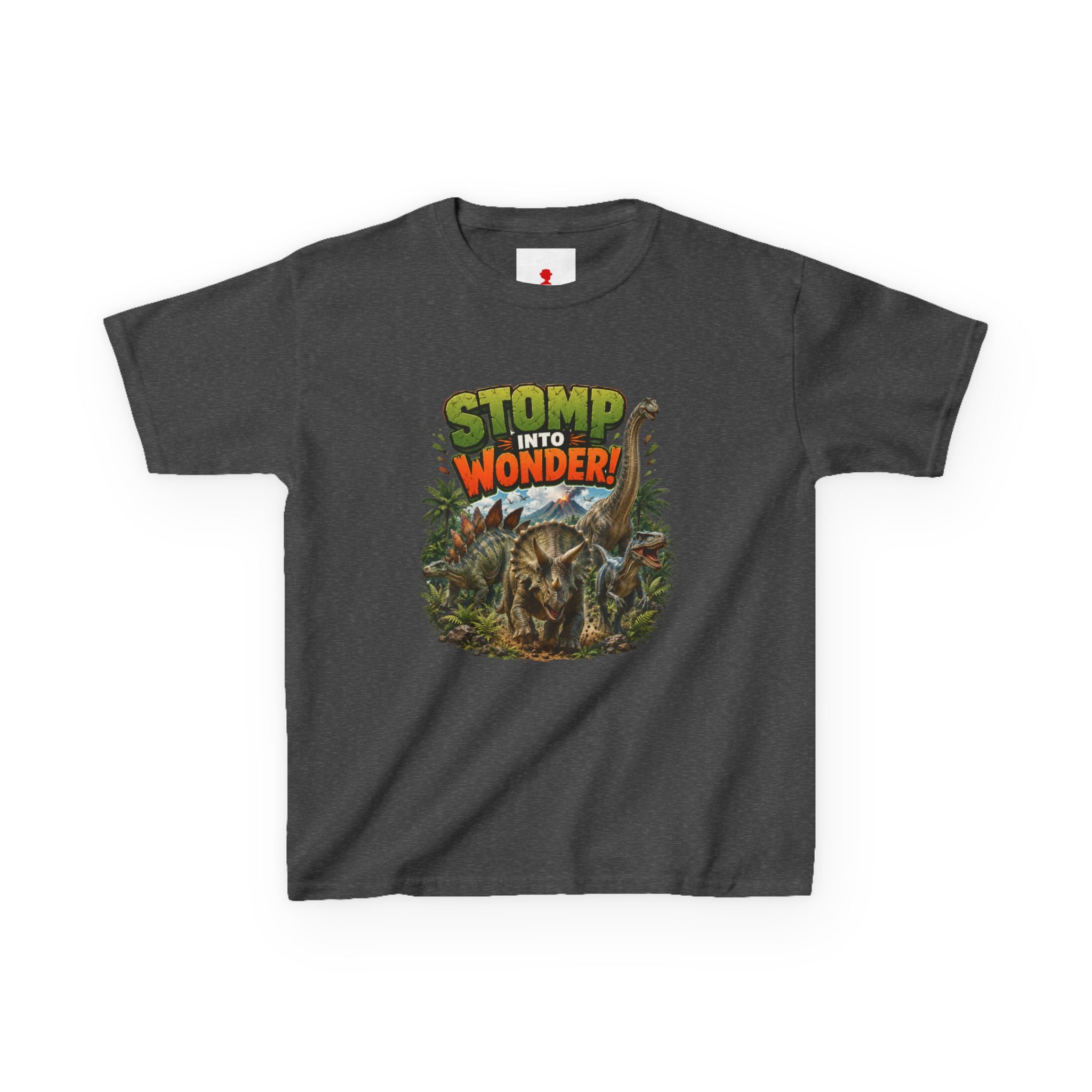 Kids T-Shirt - "Stomp Into Wonder" Dinosaur Graphic Tee