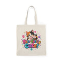 Purr-fectly Cute! Cat Canvas Tote Bag — Cute Calico Kitten Grocery & Gift Tote