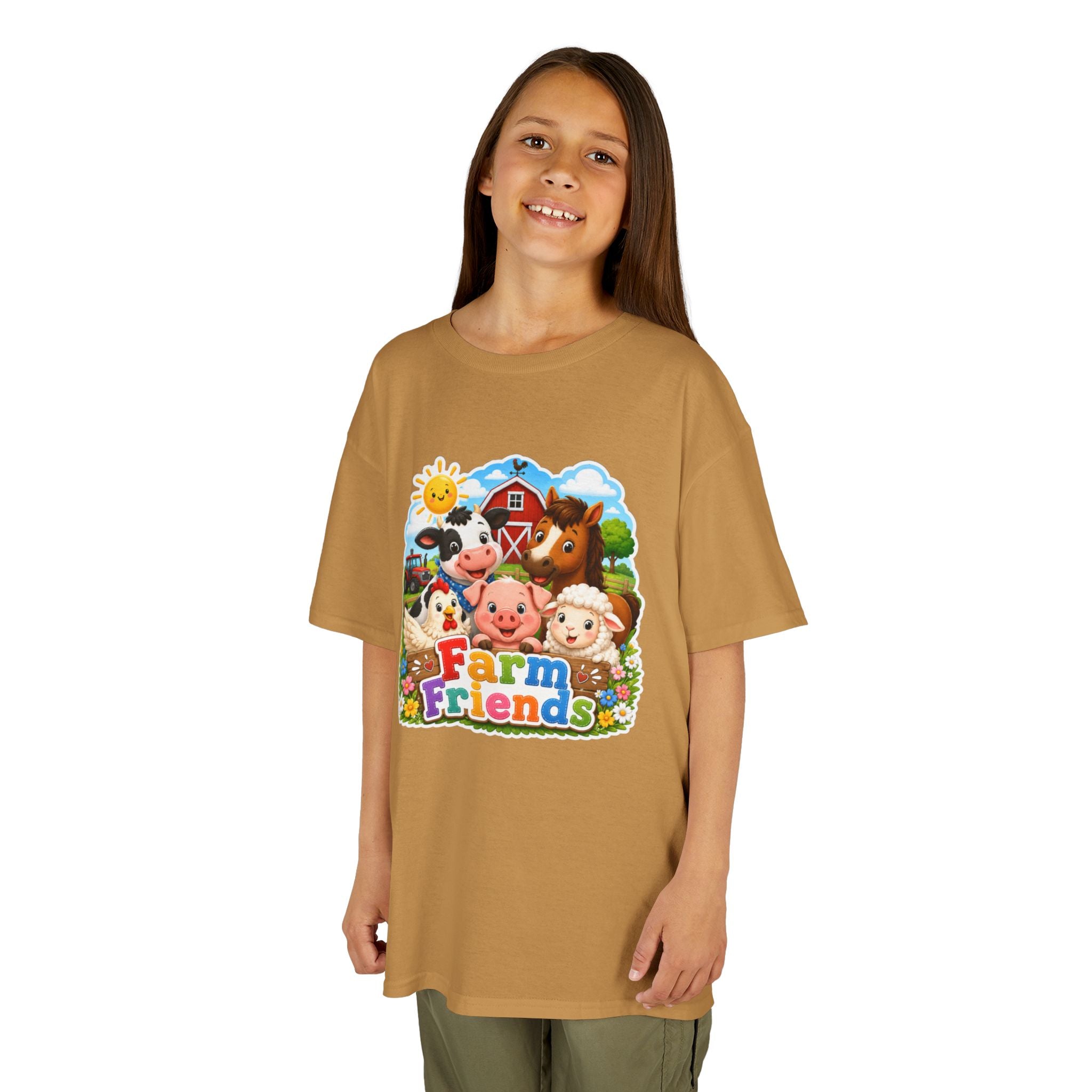Kids Farm Friends T‑Shirt — Cute Barnyard Animals Graphic Tee