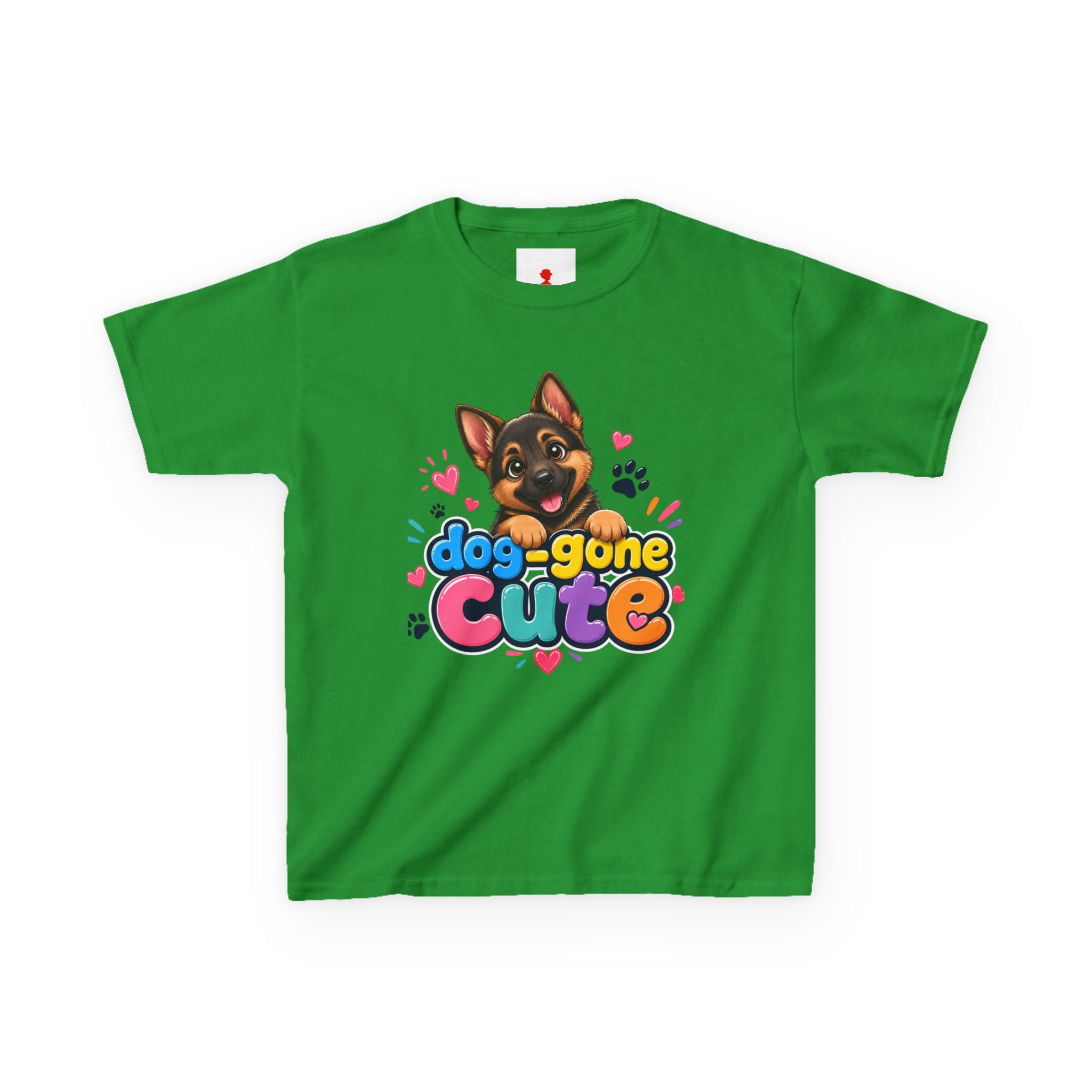Kids T-Shirt — "Dog-Gone Cute" German Shepherd Puppy Tee