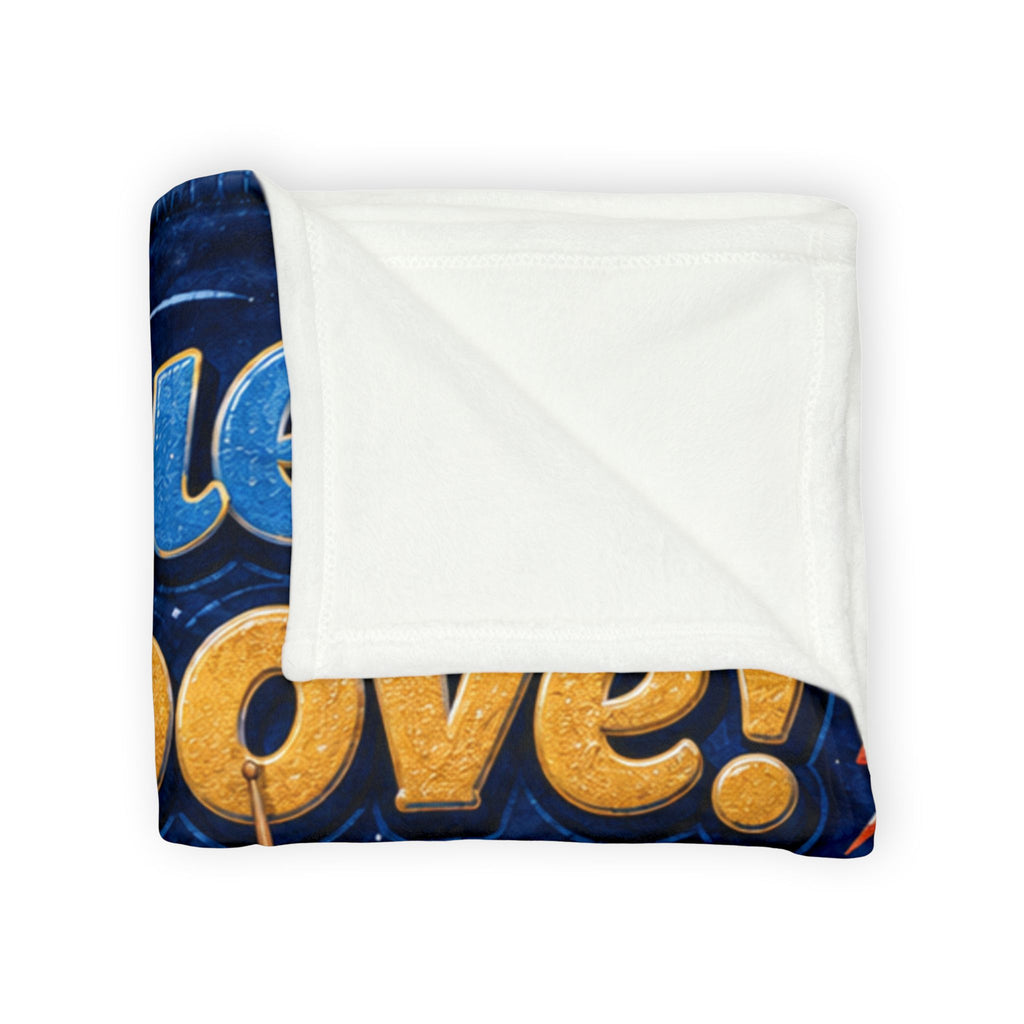 Blanket — "Little Blues, Big Groove!" Kids Blues Band Soft Polyester Blanket