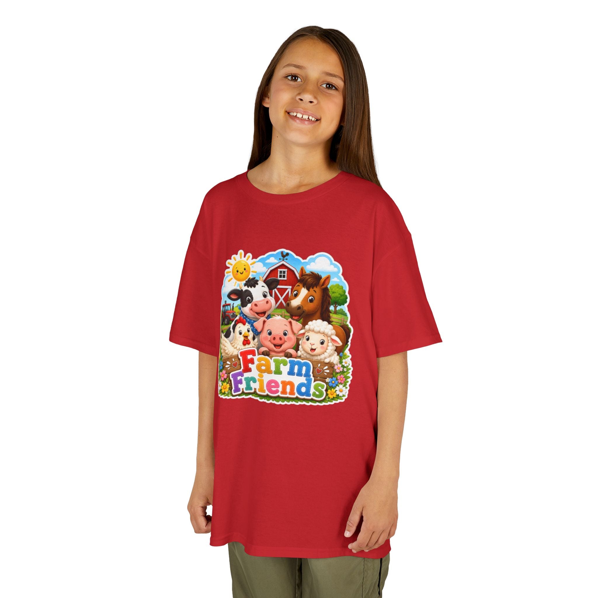 Kids Farm Friends T‑Shirt — Cute Barnyard Animals Graphic Tee