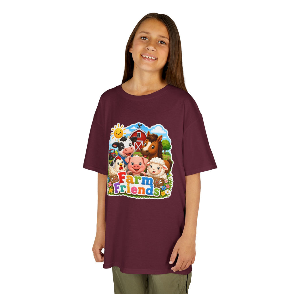 Kids Farm Friends T‑Shirt — Cute Barnyard Animals Graphic Tee