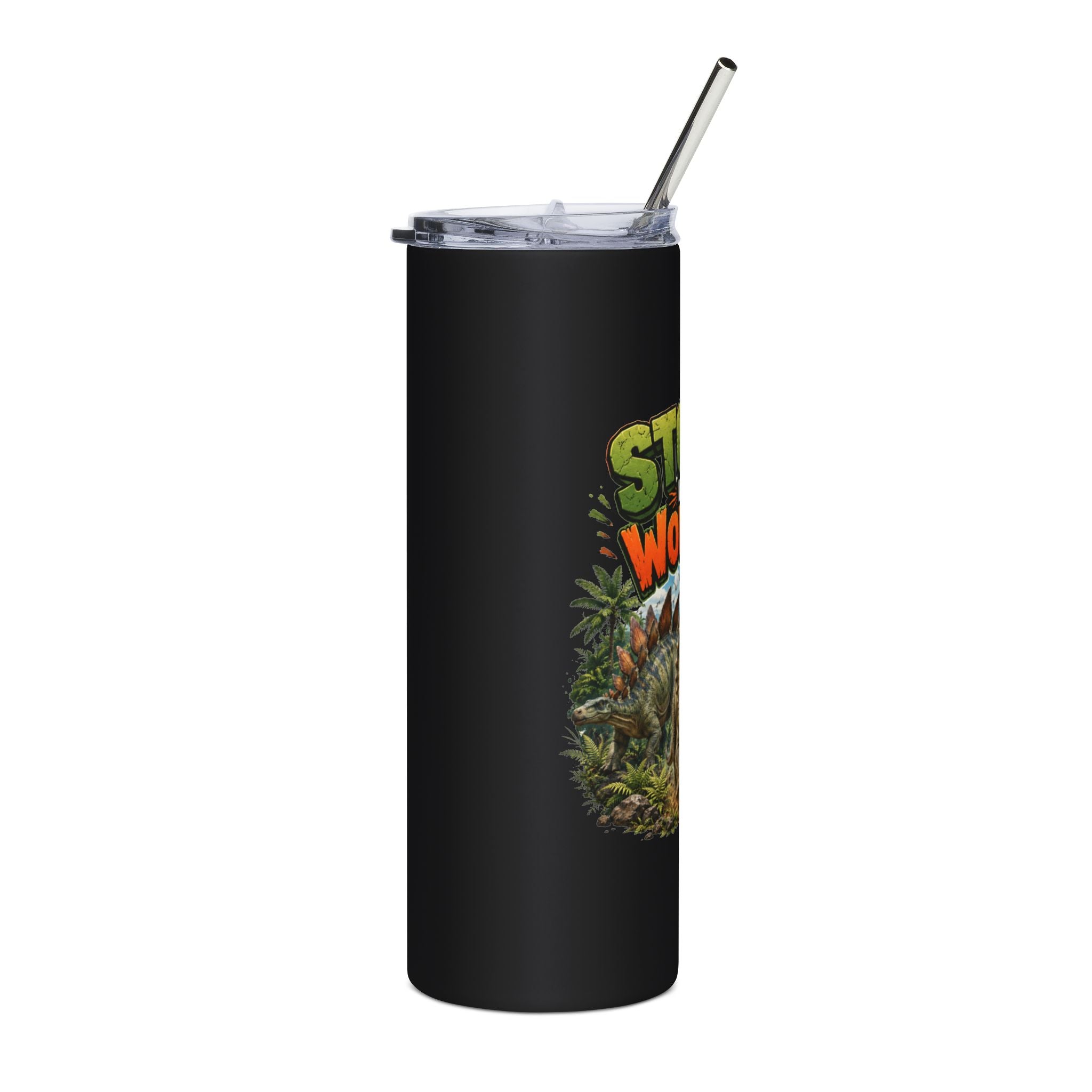 Tumbler - Stomp Into Wonder! Dinosaur 20oz Stainless Steel Travel Cup