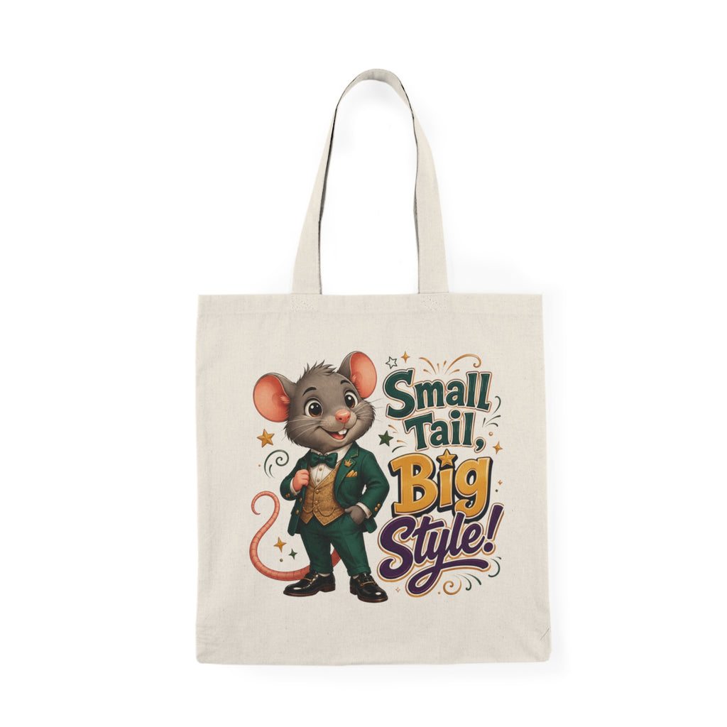 Small Tail, Big Style! Cute Mouse Tote Bag
