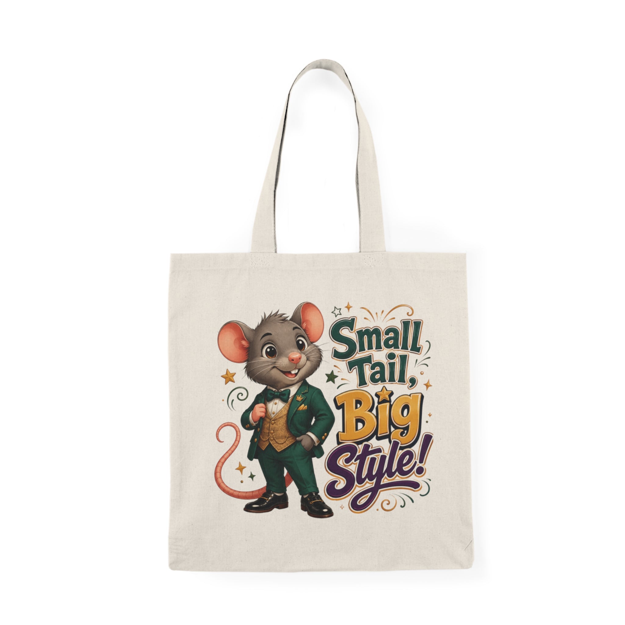 Small Tail, Big Style! Cute Mouse Tote Bag