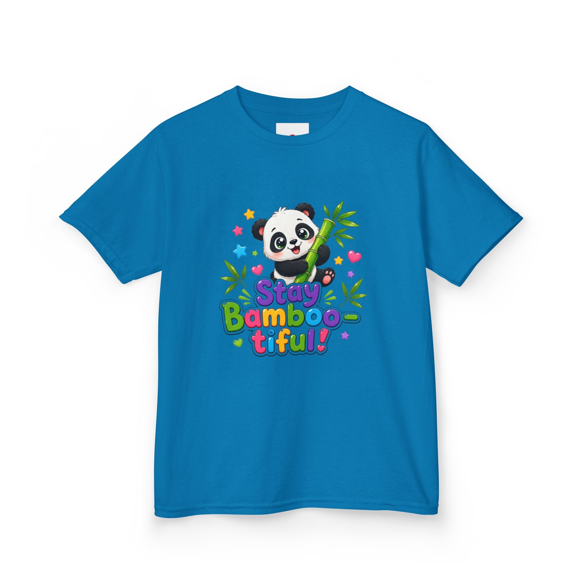 Kids Panda 'Stay Bambootiful!' T-Shirt — Cute Bamboo Forest Tee for Boys & Girls