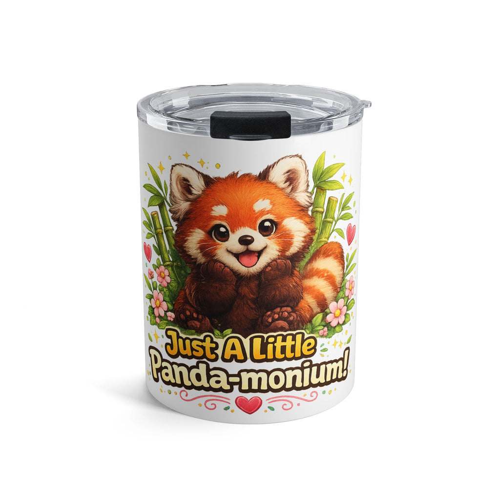Cute Red Panda Illustration Tumbler 10oz | Just a Little Pandamonium