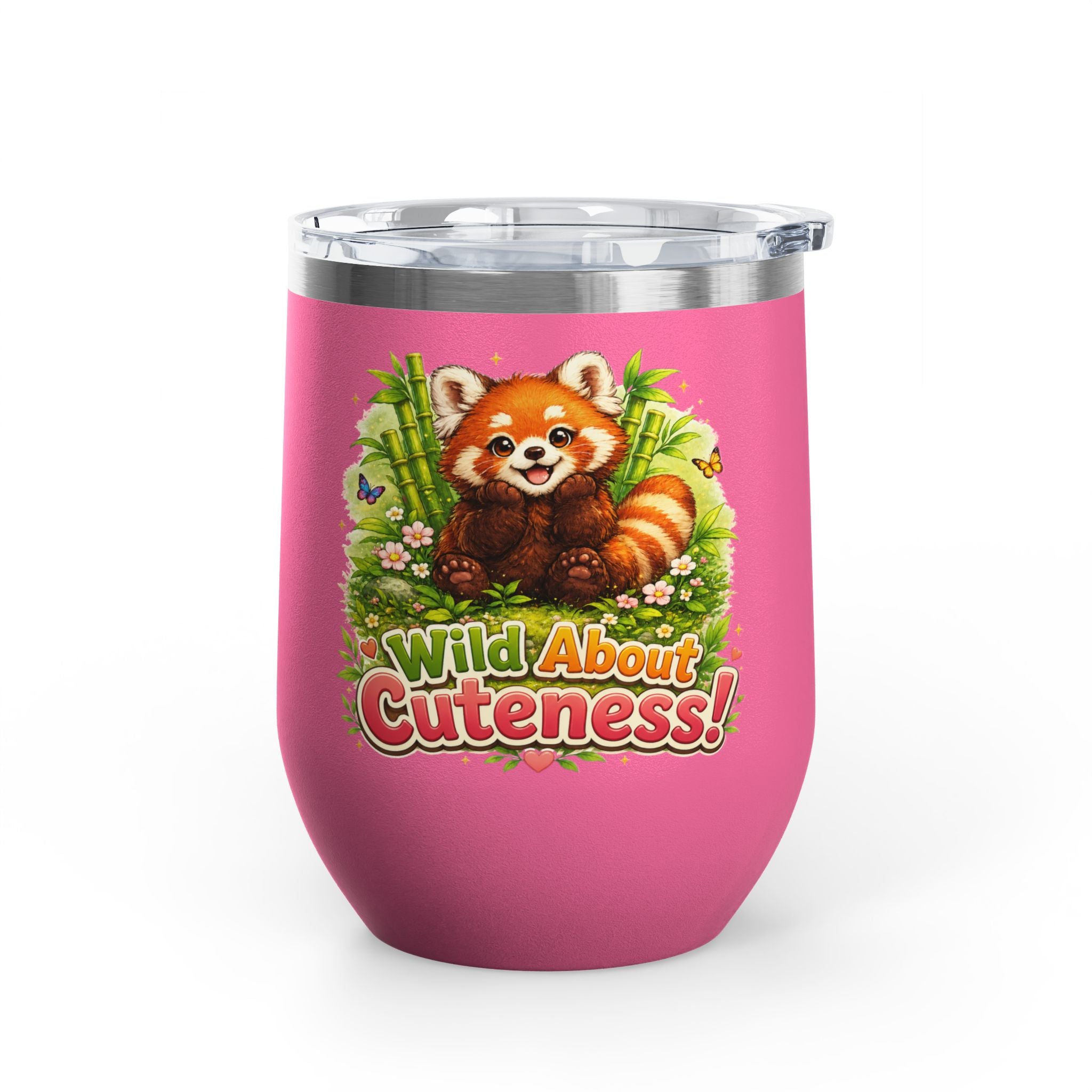 "Wild About Cuteness!" Red Panda Insulated 12oz