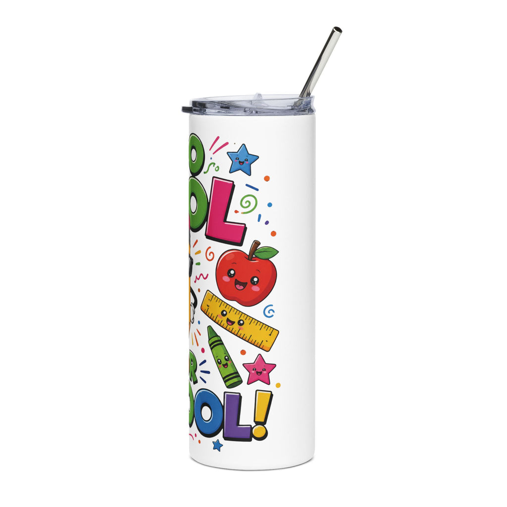 Too Cool for School Pencil Tumbler | 20oz Stainless Steel
