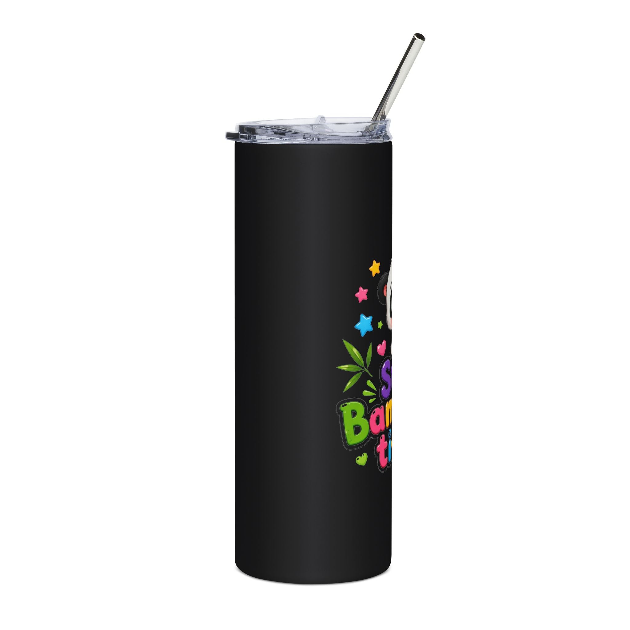 Panda 'Stay Bamboo-tiful' 20oz Stainless Tumbler