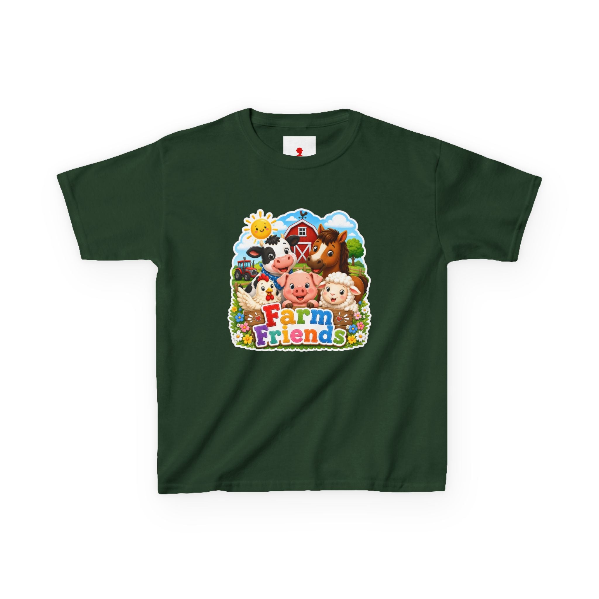 Kids Farm Friends T‑Shirt — Cute Barnyard Animals Graphic Tee