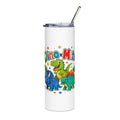 Dino-Mite 20oz Stainless Steel Tumbler — Cute Dinosaur Travel Cup for Kids & Dino Lovers