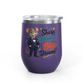 "Sharp Whiskers, Big Dreams" Mouse Design, 12oz Insulated