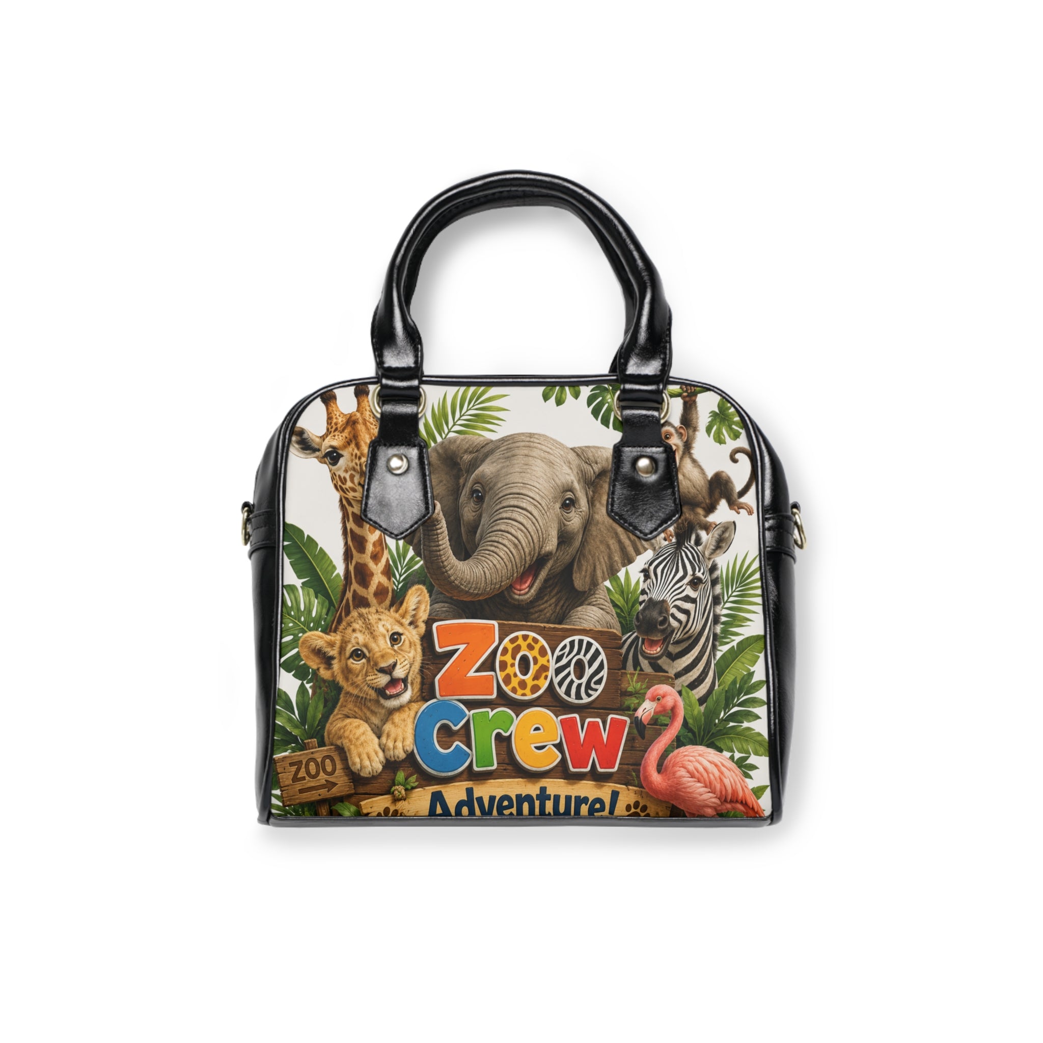 Zoo Crew Adventure Shoulder Handbag — Cute Safari Animal Kids Tote