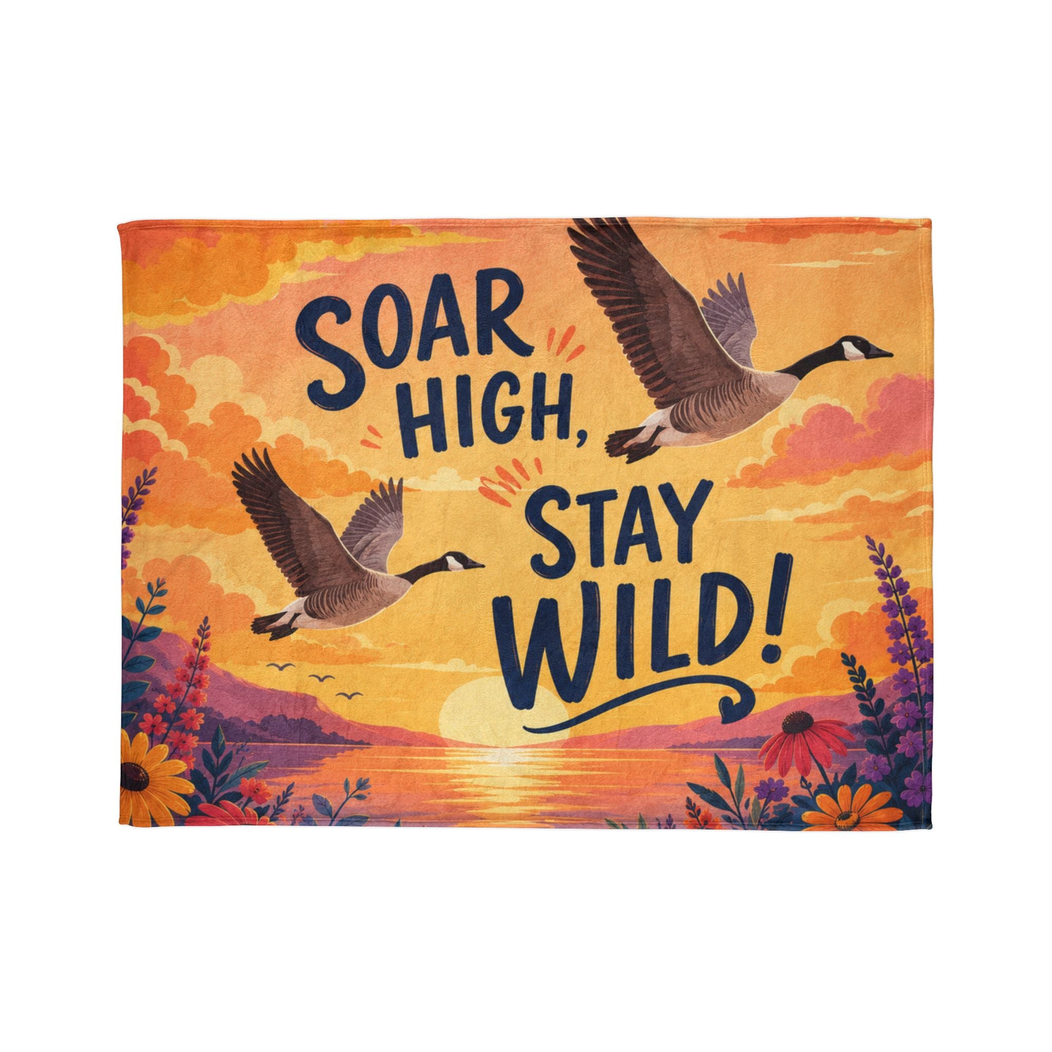 Soar High Stay Wild Blanket