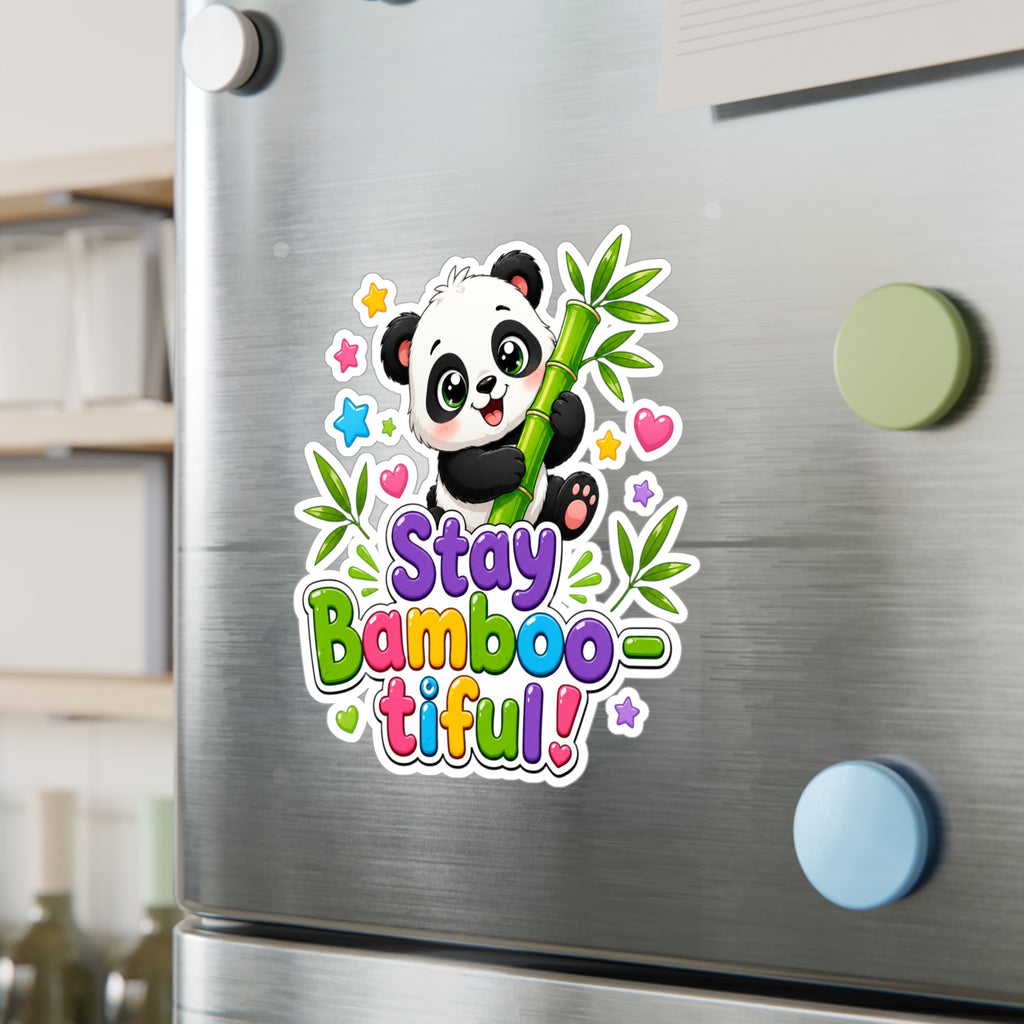 Stay Bamboo-tiful Panda Vinyl Sticker
