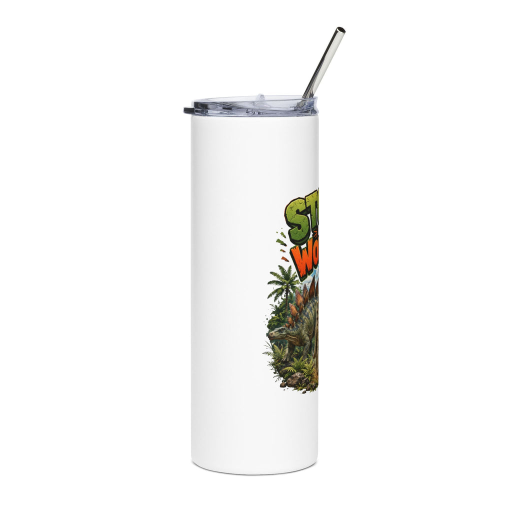 Tumbler - Stomp Into Wonder! Dinosaur 20oz Stainless Steel Travel Cup