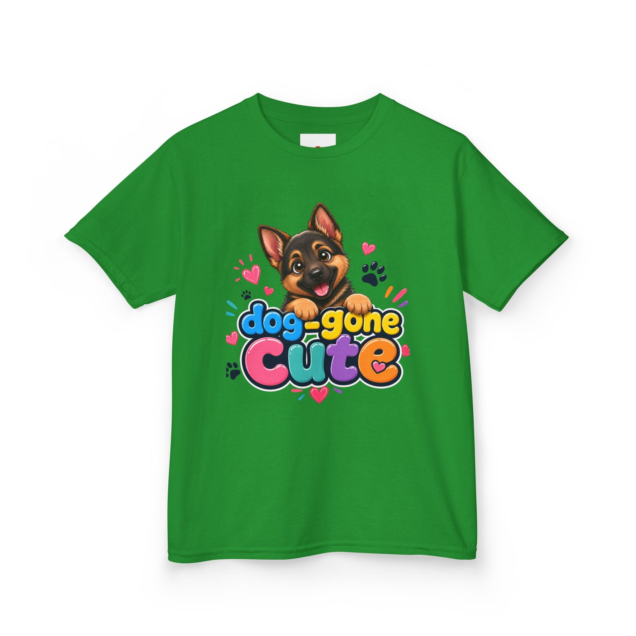 Kids T-Shirt — "Dog-Gone Cute" German Shepherd Puppy Tee