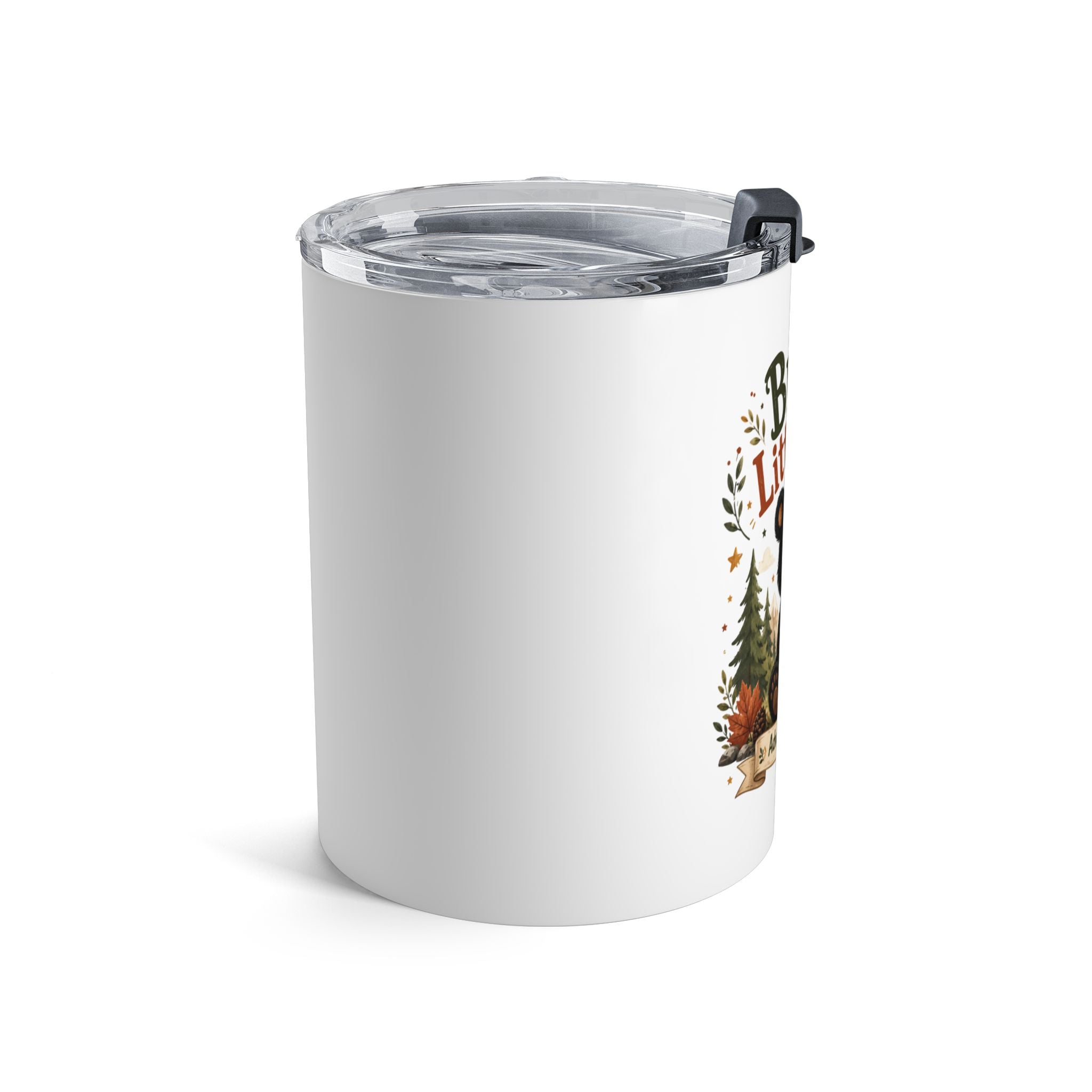 Brave Little Bear 10oz Tumbler — Cute Adventure Kids Travel Cup