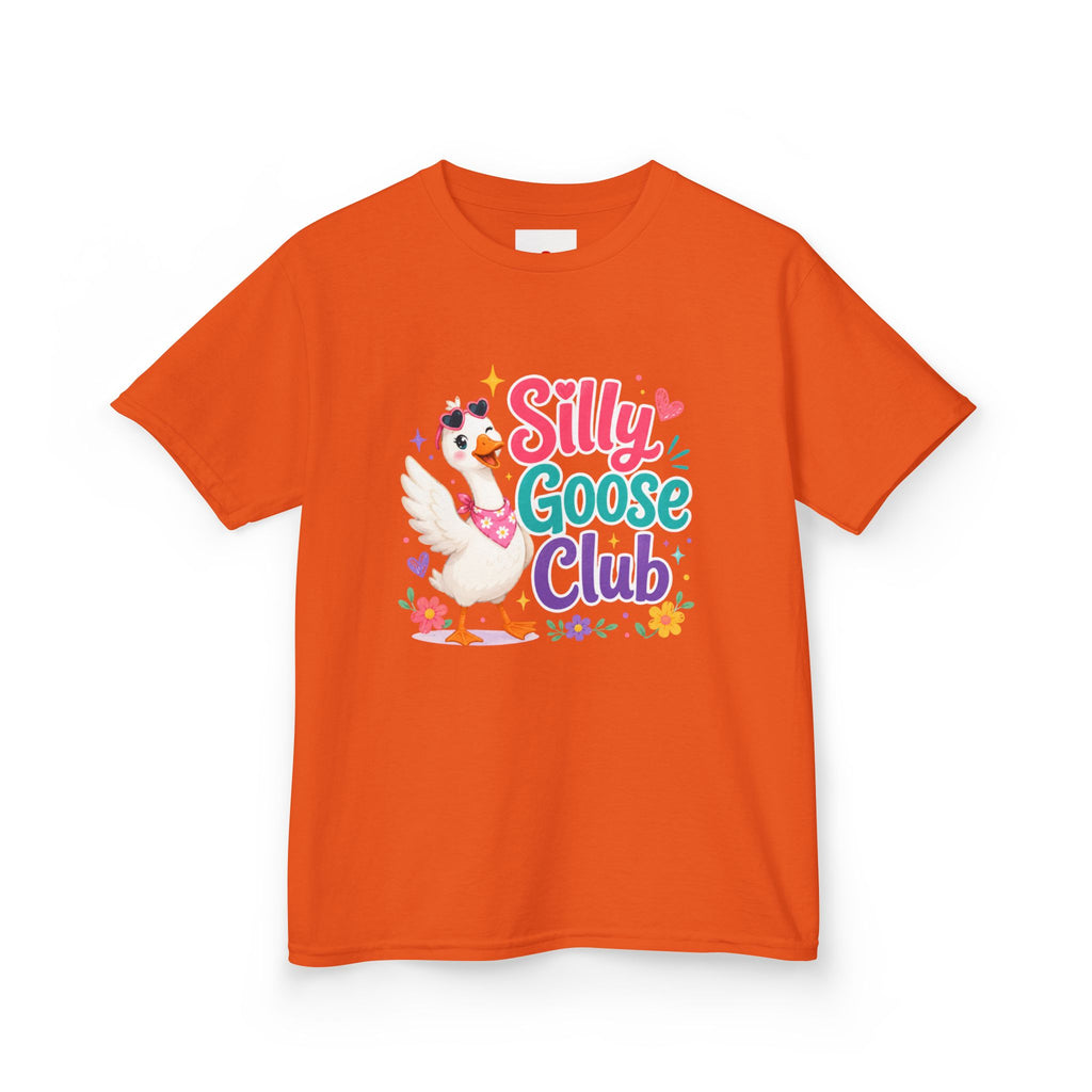 Kids T-Shirt — "Silly Goose Club" Cute Cartoon Goose Tee for Toddlers & Preschoolers