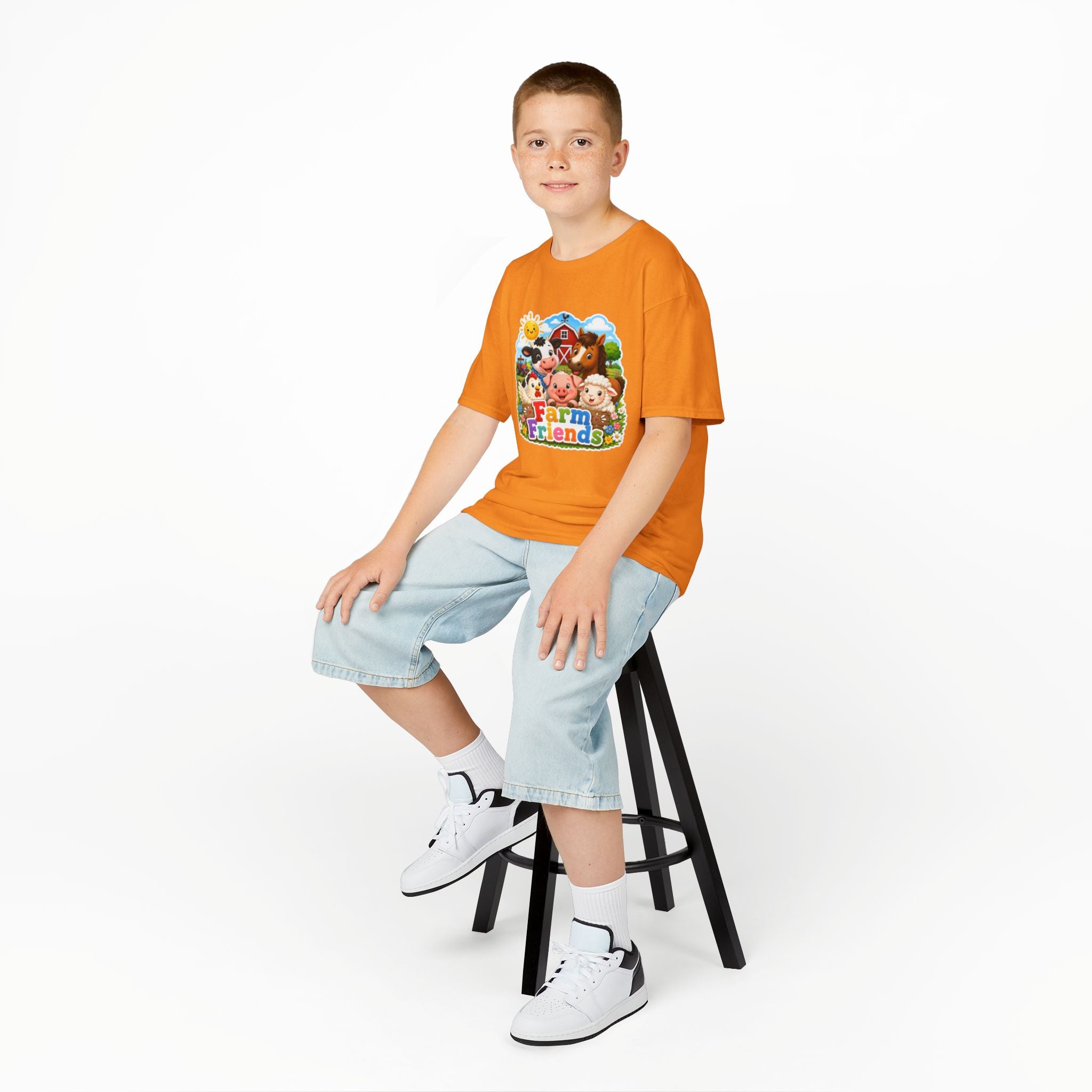 Kids Farm Friends T‑Shirt — Cute Barnyard Animals Graphic Tee
