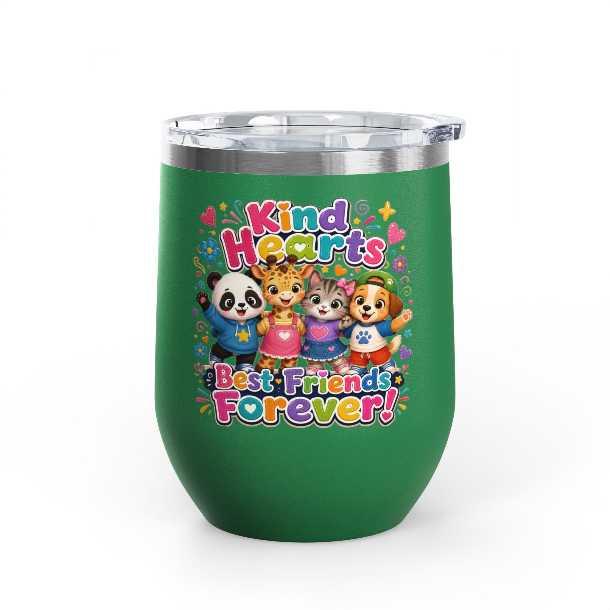 Kind Hearts Best Friends Forever 12oz Tumbler