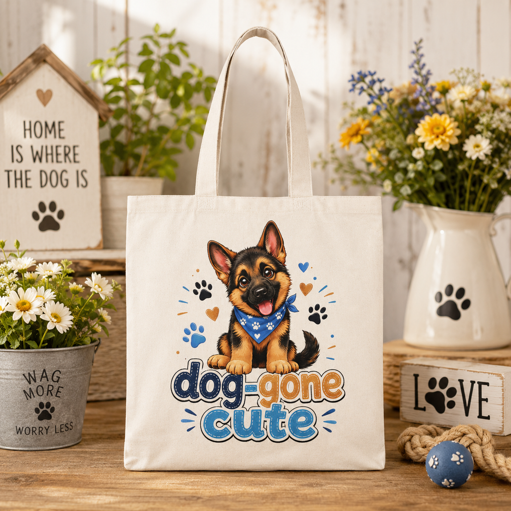 Dog-Gone Cute Tote Bag