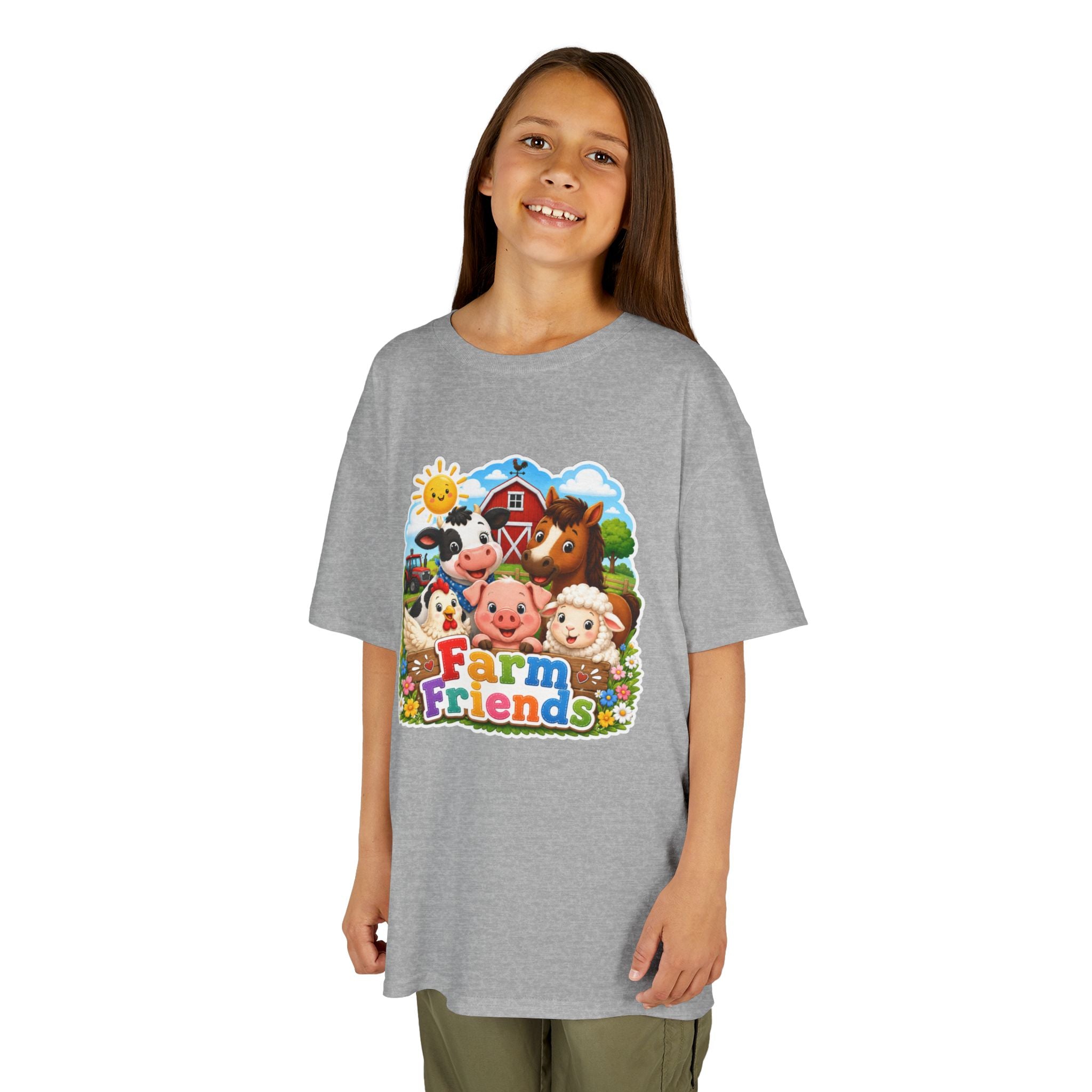 Kids Farm Friends T‑Shirt — Cute Barnyard Animals Graphic Tee