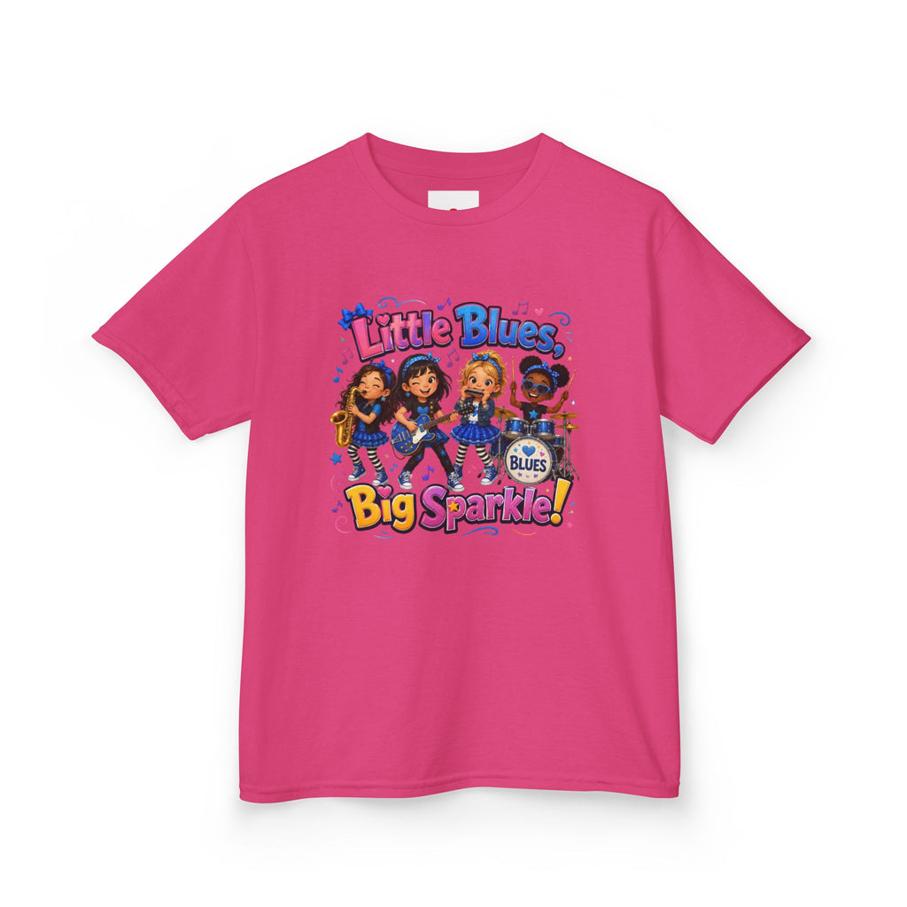 Kids Tee — "Little Blues Big Sparkle" Band Graphic