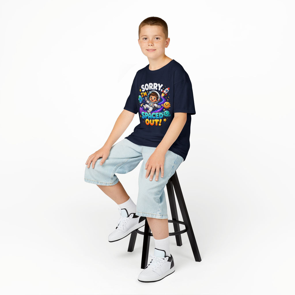 Spaced Out Kids T-Shirt — "Sorry I'm Spaced Out!" Cute Space Astronaut Tee