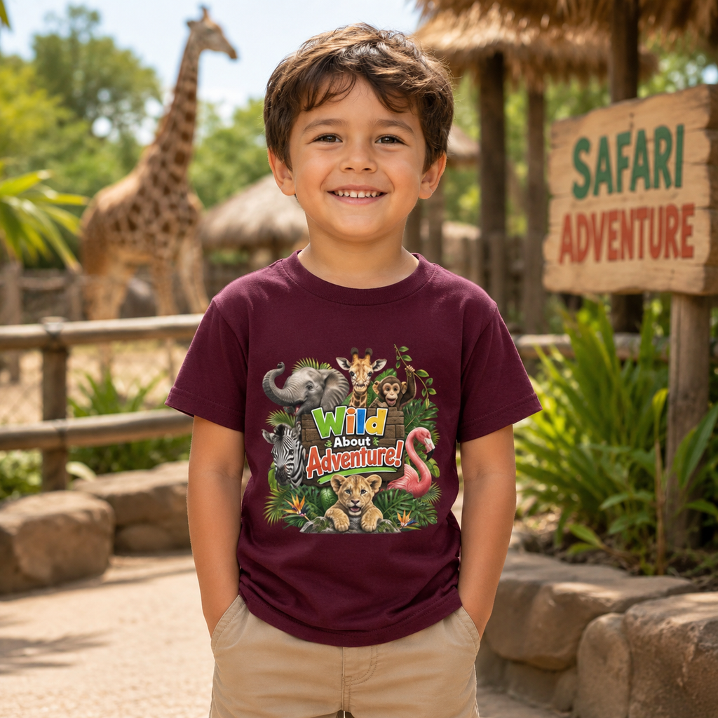 Kids 'Wild About Adventure' Animal Graphic Tee