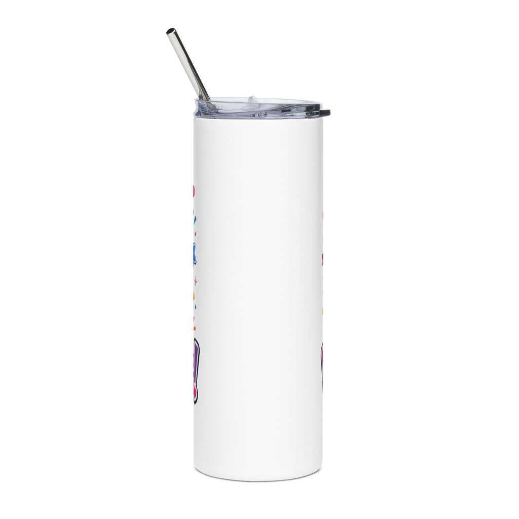 Ele-fun-tastic Elephant 20oz Stainless Steel Tumbler — Cute Kids Animal Drink Cup