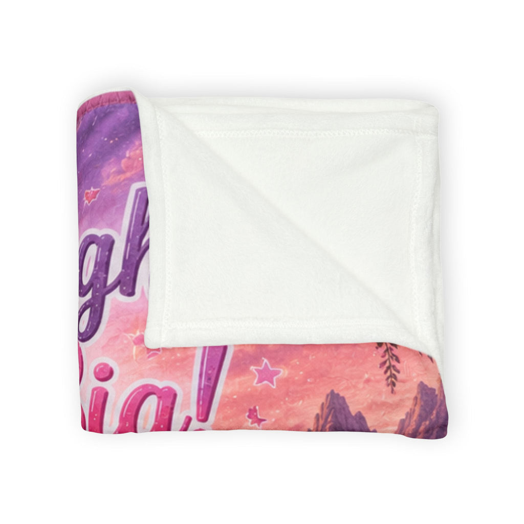 Roar Bright & Dream Big! Dinosaur Blanket
