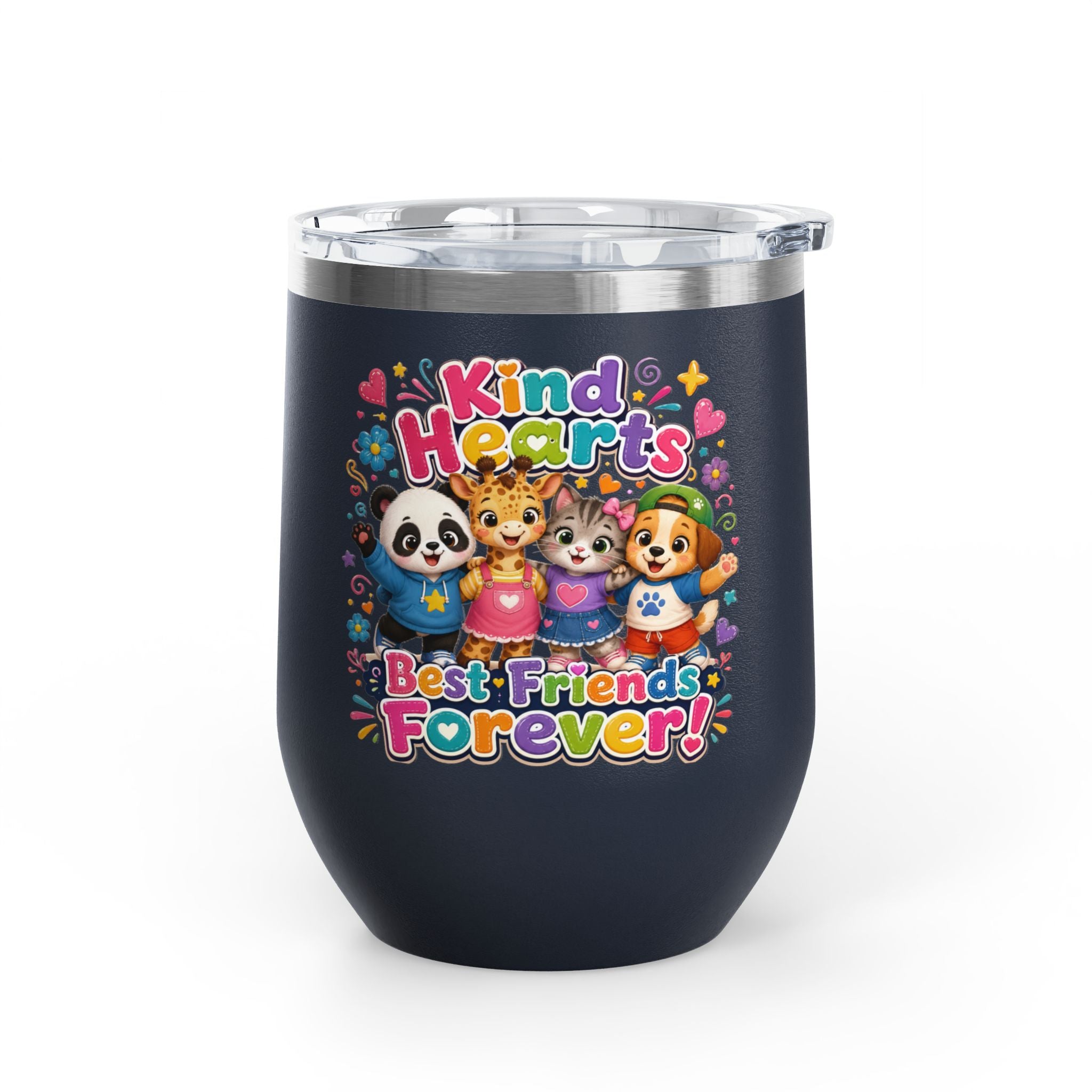 Kind Hearts Best Friends Forever 12oz Tumbler