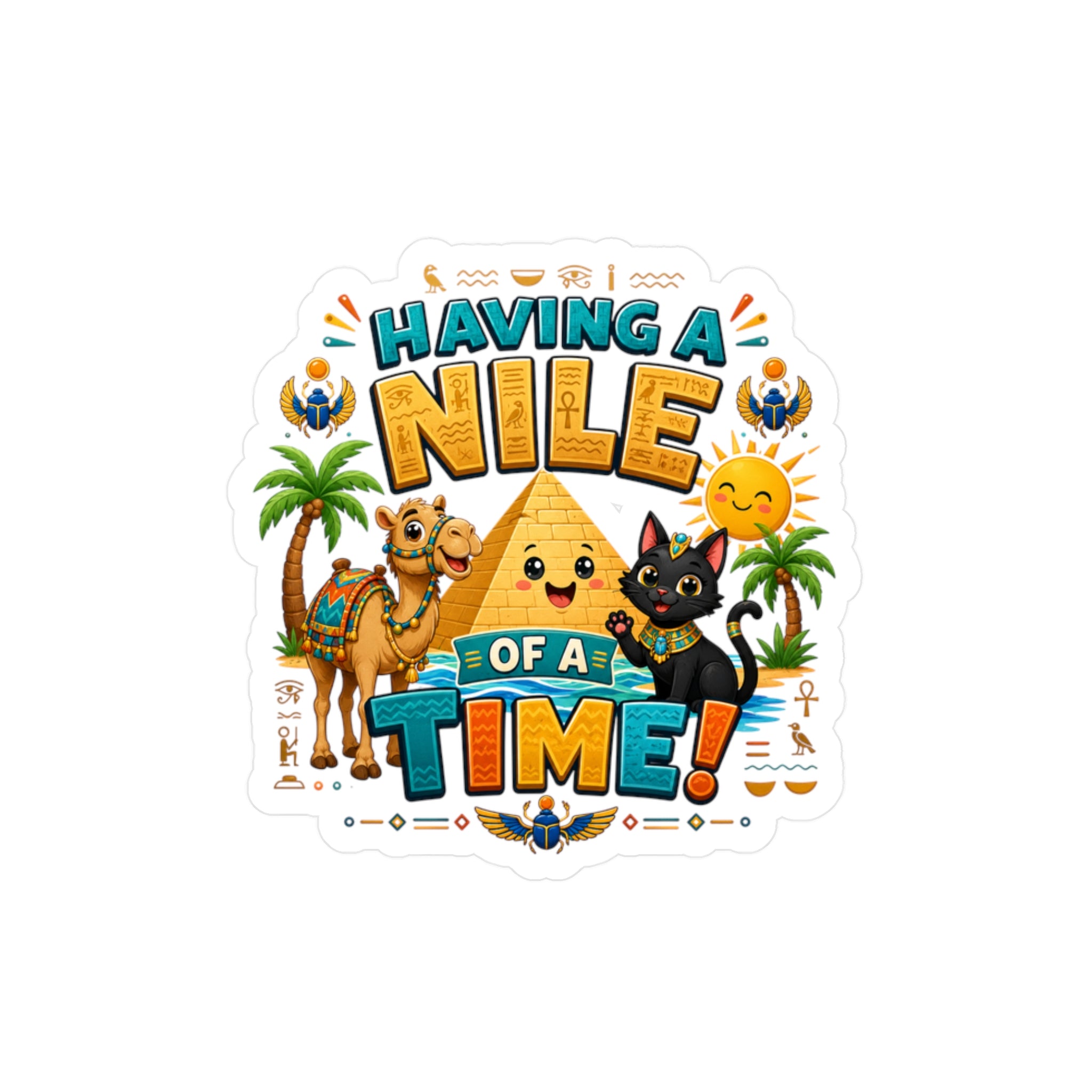 Having a Nile of a Time Sticker | Kiss-Cut Vinyl Decal