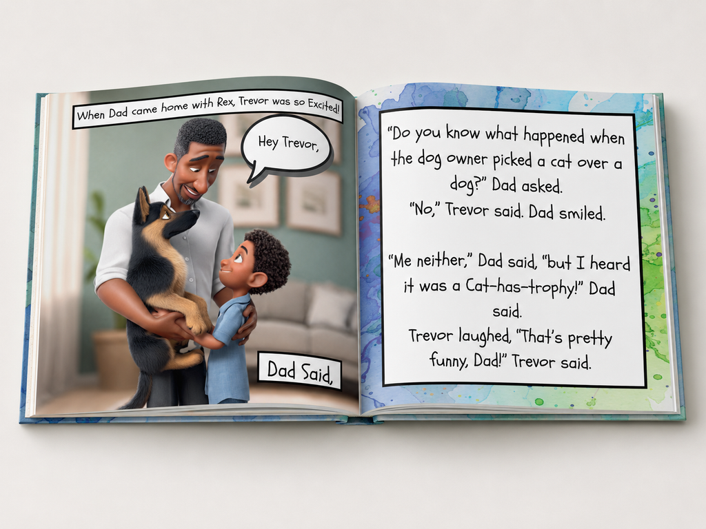 Hey Dad! Trevor Get's a Pup!