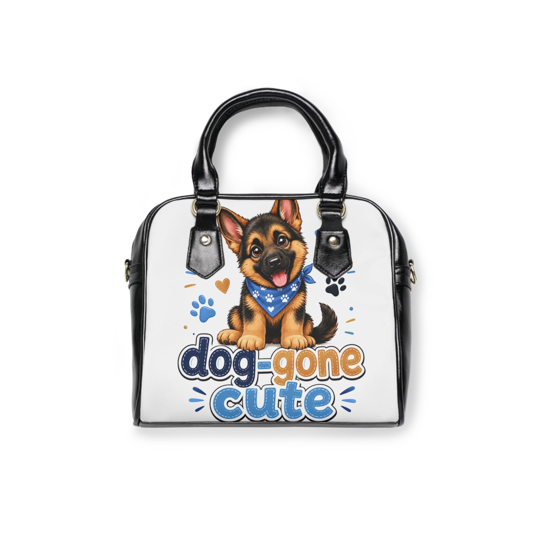Dog-Gone Cute Shoulder Handbag — Adorable Puppy Print Purse