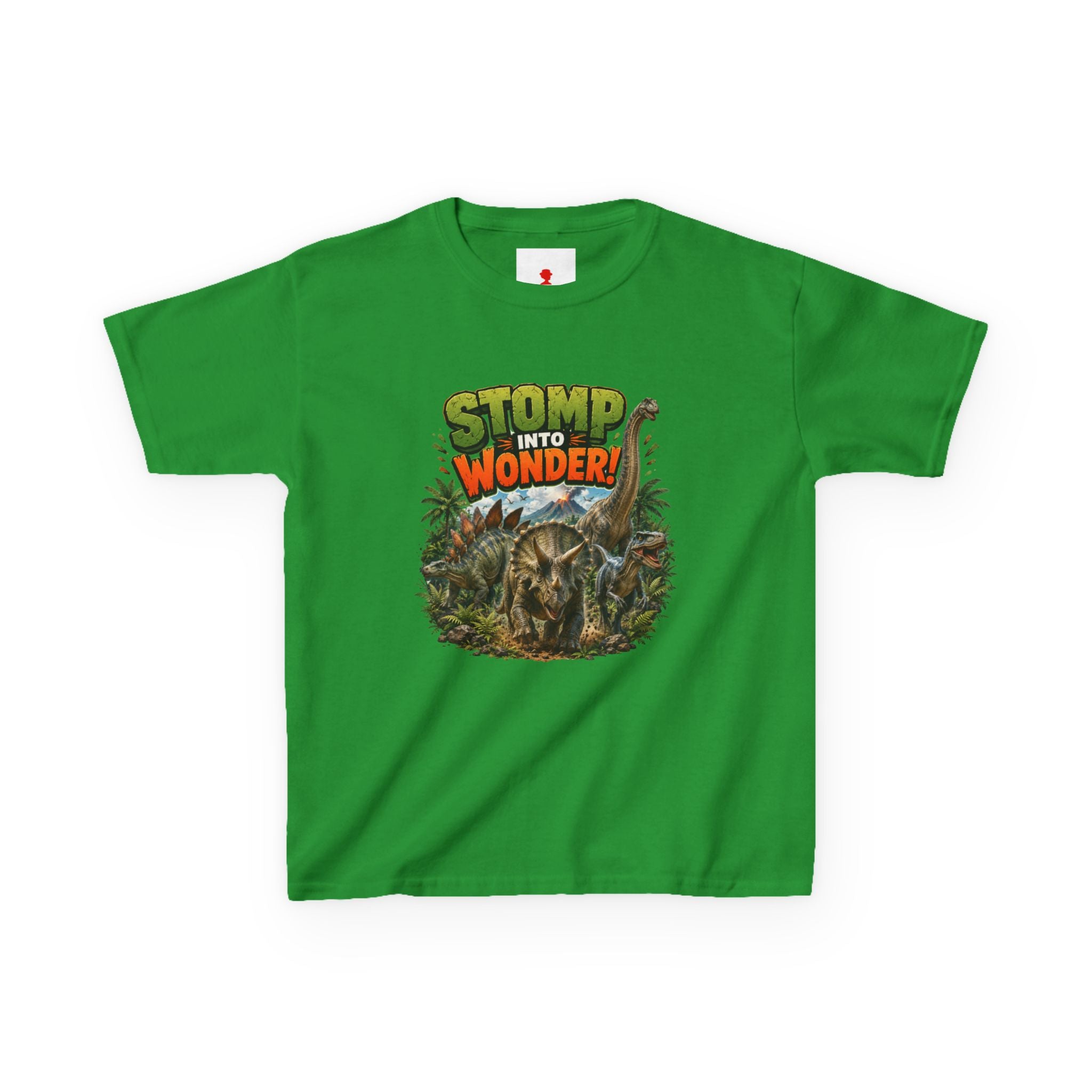 Kids T-Shirt - "Stomp Into Wonder" Dinosaur Graphic Tee
