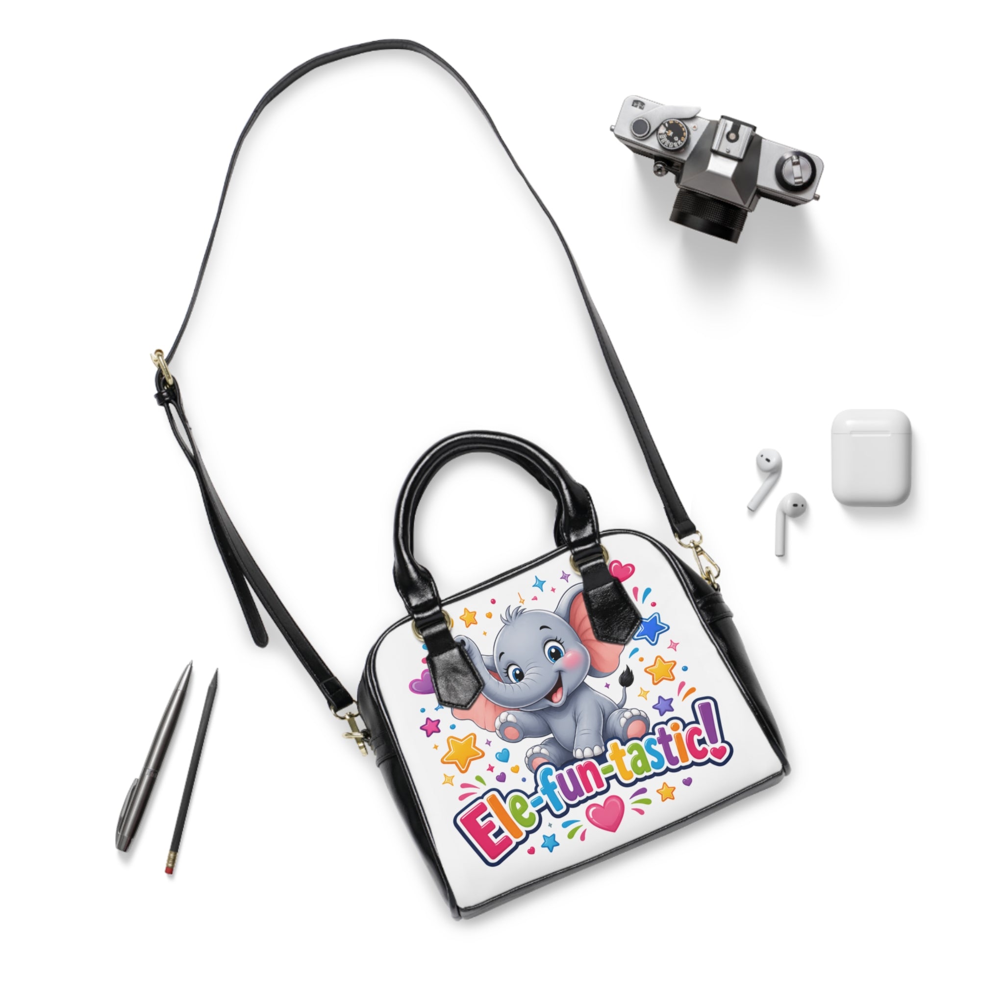 Ele-fun-tastic! Cute Elephant Shoulder Handbag — Kids’ Playful Animal Purse