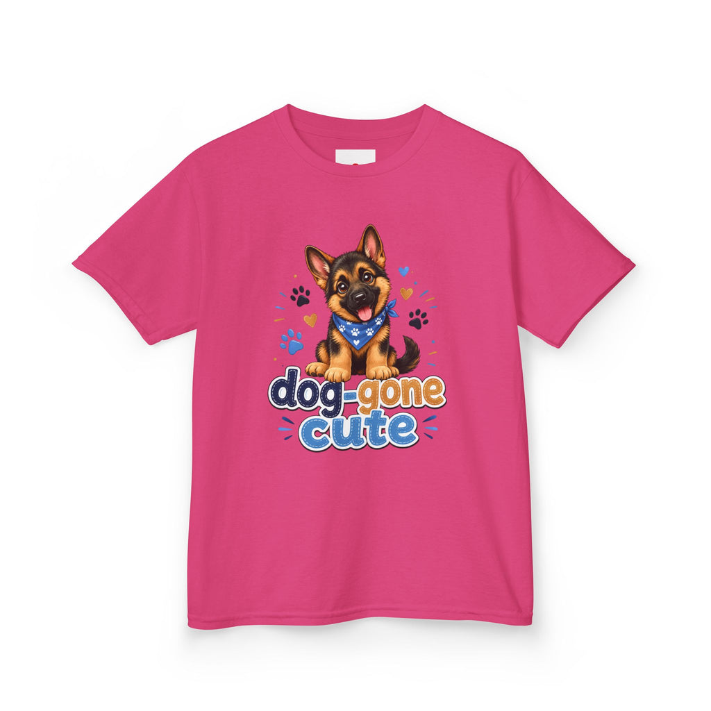 Kids Tee — "Dog-Gone Cute" Puppy Graphic T-Shirt