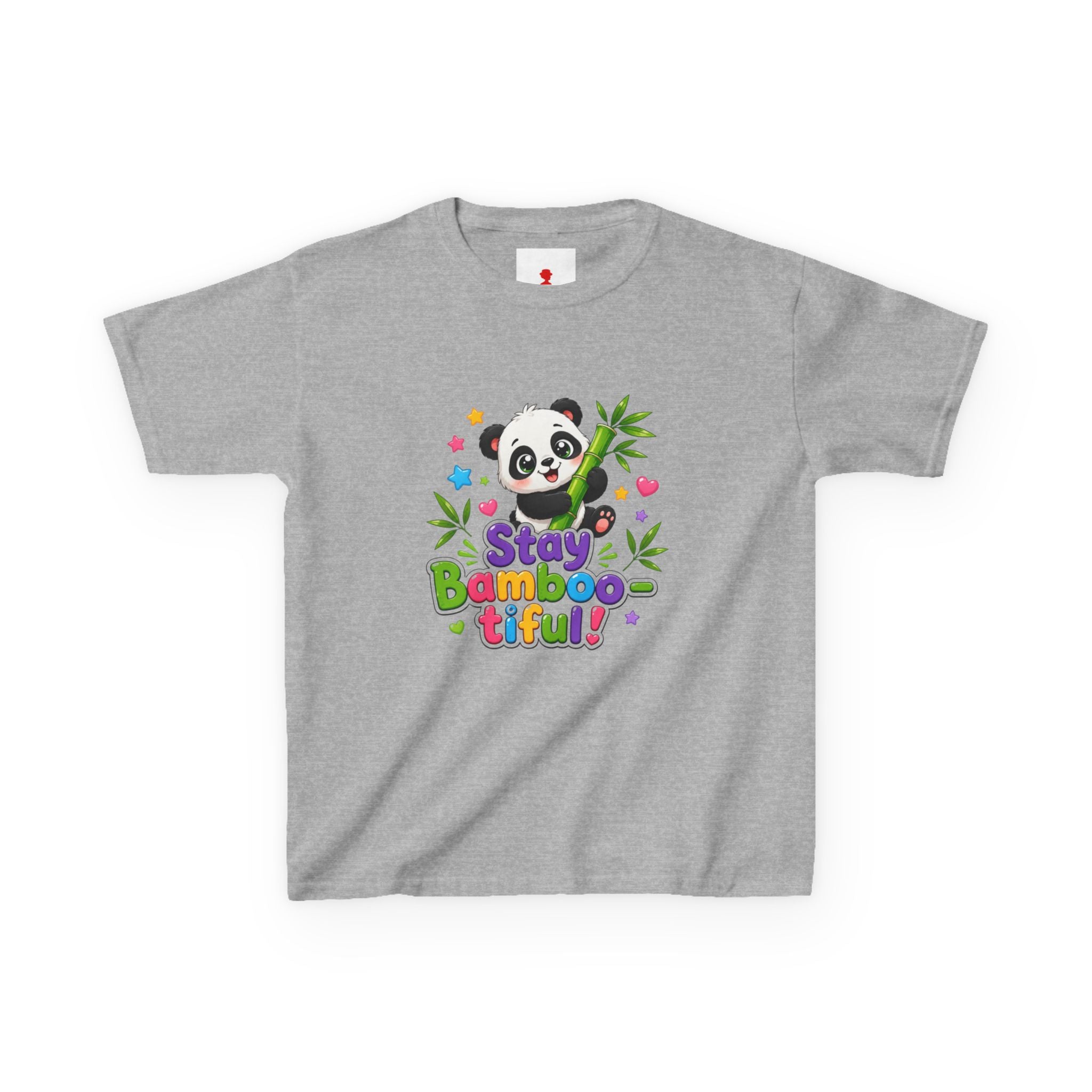 Kids Panda 'Stay Bambootiful!' T-Shirt — Cute Bamboo Forest Tee for Boys & Girls