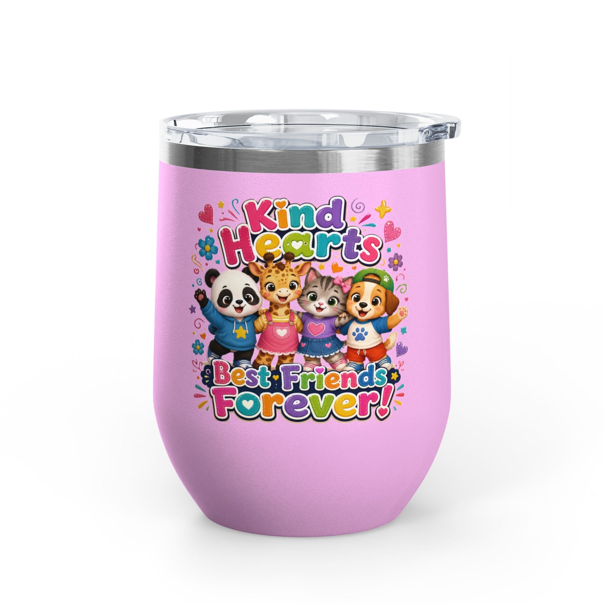 Kind Hearts Best Friends Forever 12oz Tumbler
