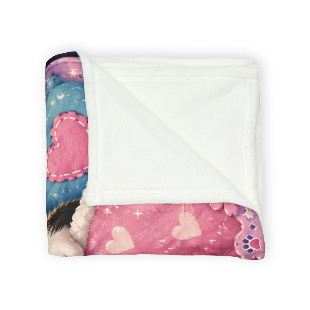 Purr-fect Snuggles Blanket — Cute Calico Kitten Plush Throw for Kids & Cat Lovers