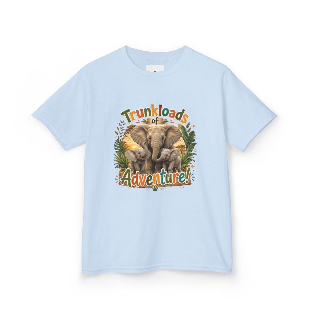 Kids Tee - "Trunkloads of Adventure" Elephant Graphic
