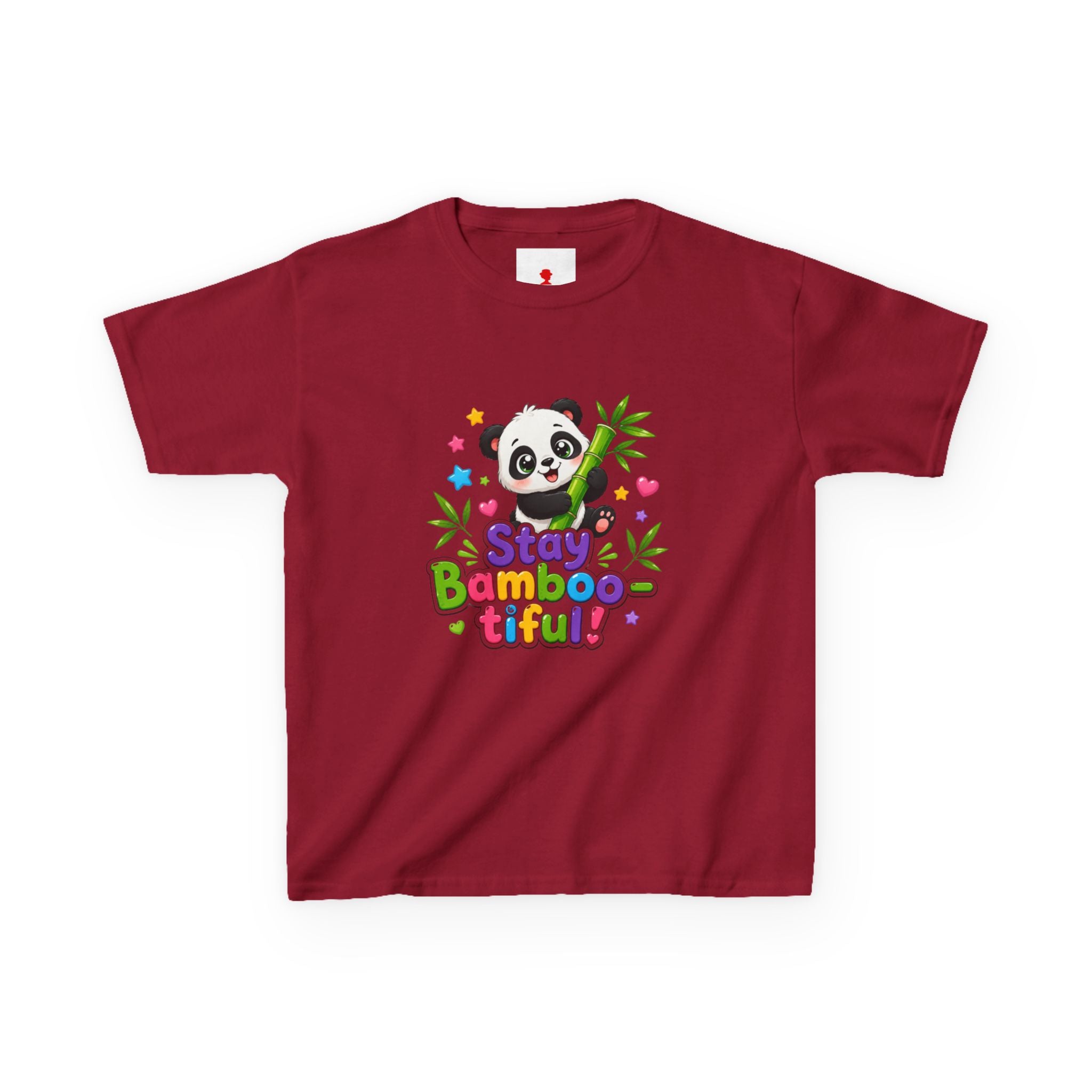 Kids Panda 'Stay Bambootiful!' T-Shirt — Cute Bamboo Forest Tee for Boys & Girls
