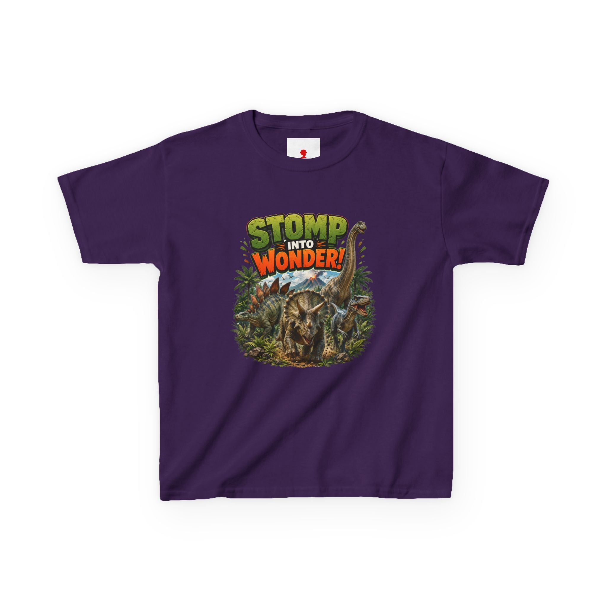 Kids T-Shirt - "Stomp Into Wonder" Dinosaur Graphic Tee