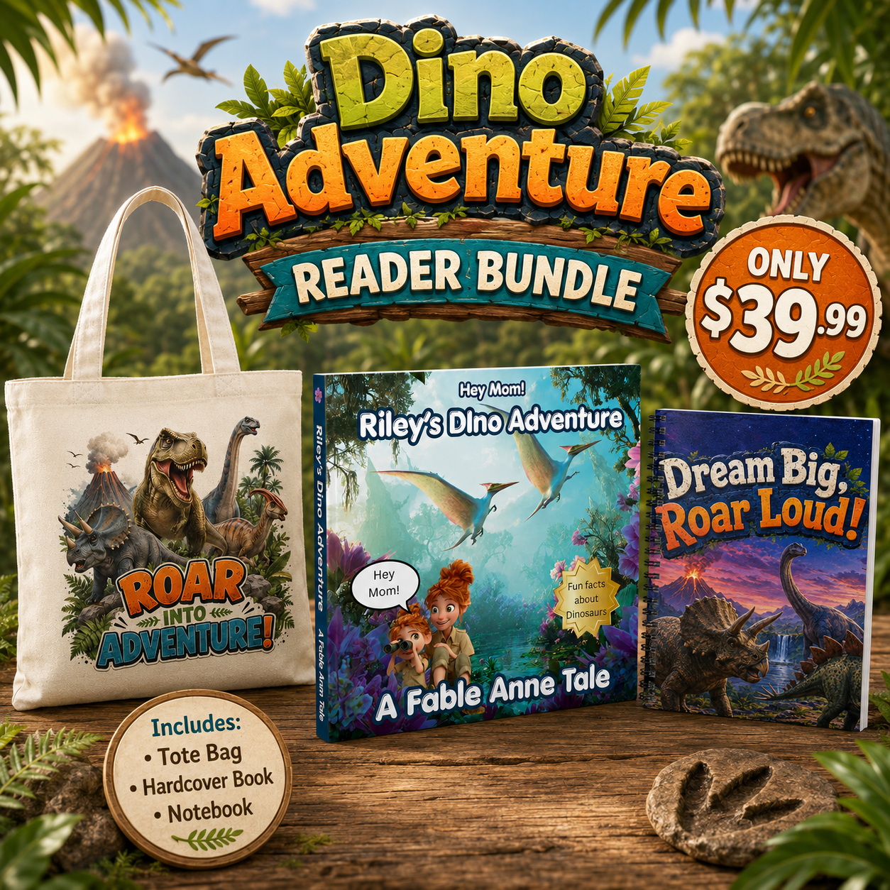 Dino Adventure Reading Bundle